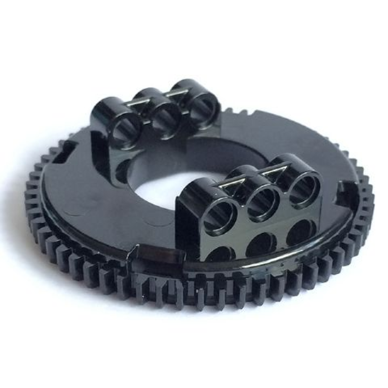 Technic Draaischijf 60 tanden Top Black